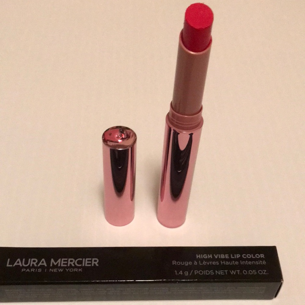 Laura Mercier high vibe lip color in bright NEW